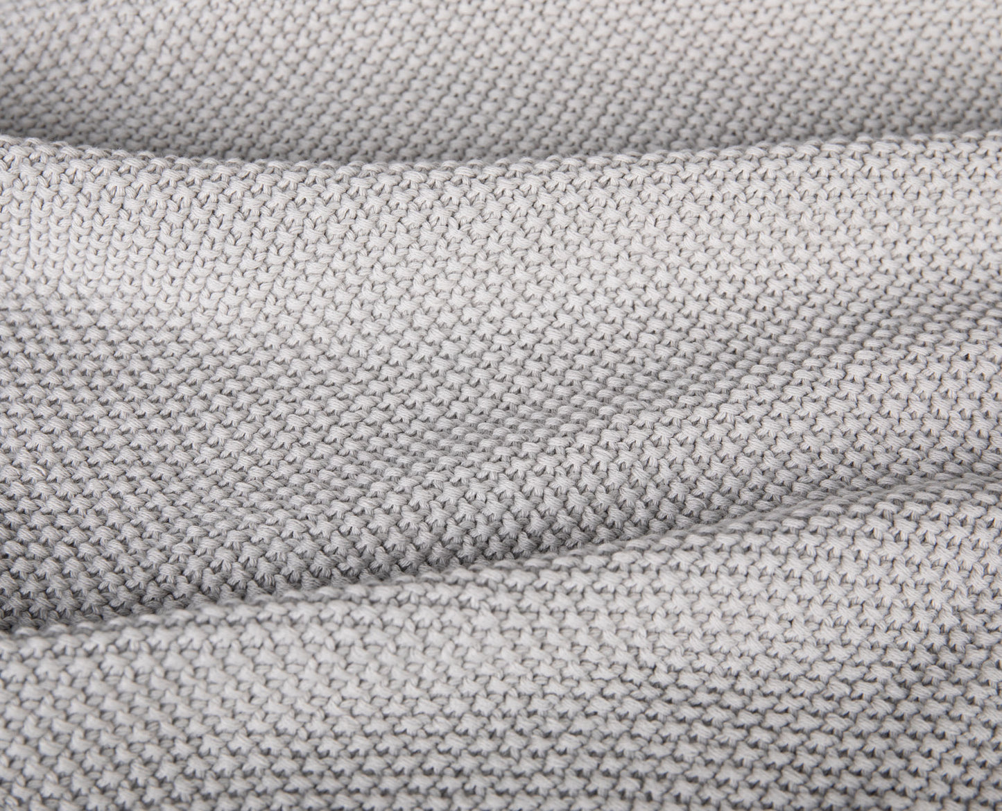 ComfortAce Albufeira Woondeken 150x200 cm – 100% Katoen – Gebreide Plaid – Vapor Blue[DSA15201-VAPOR.B]