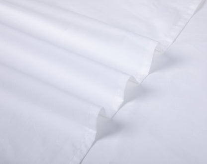 [PSV152-WH]ComfortAce Vanern Classic Laken 150x260 cm – 100% Katoen 200T, Wit, Ademend en Huidvriendelijk Bedlaken – OEKO-TEX Gecertificeerd